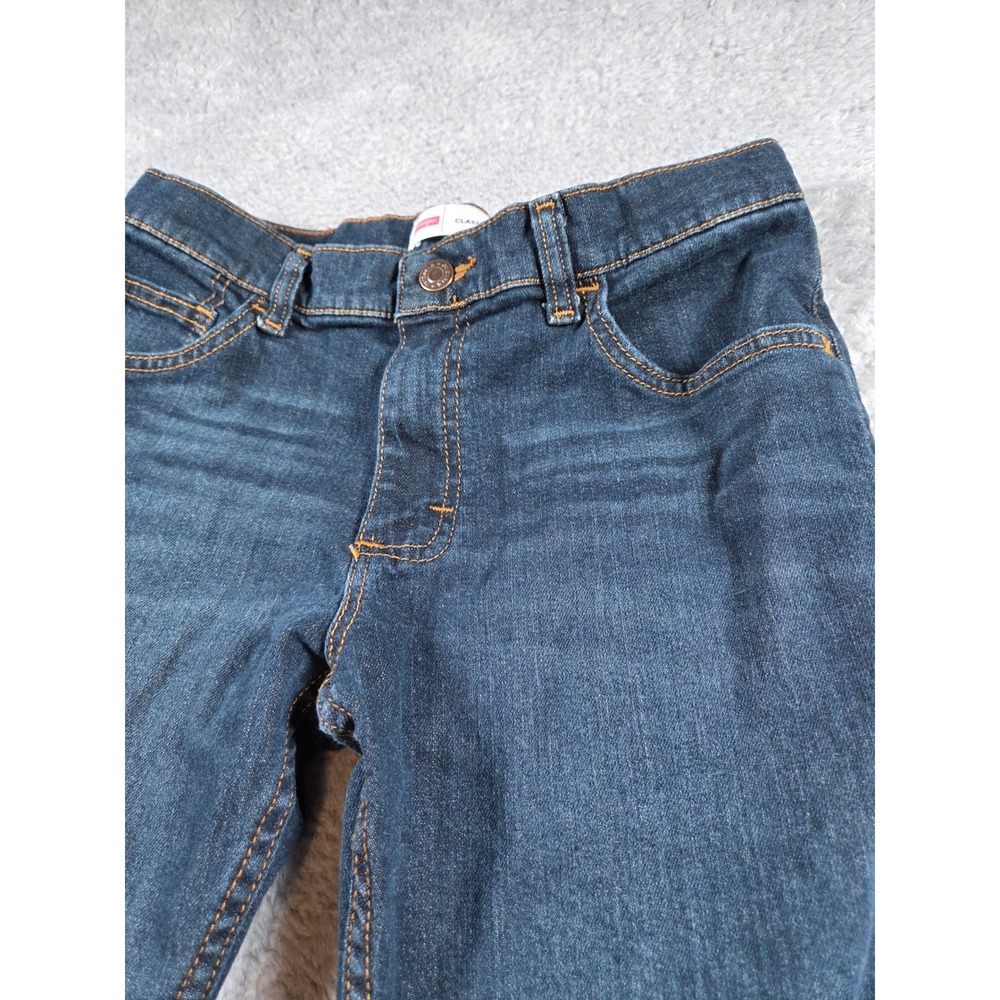 Levi Strauss Signature Boys Classic Bootcut Jeans Dark Wash Denim Cowboy Western
